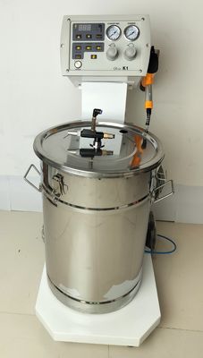 54*56*75 수동 스프레이 총 바퀴가 있는 진공 흡수 분말 스프레이 머신