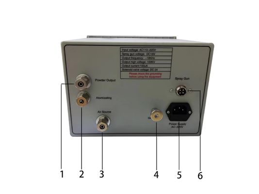 500W 220V 이동식 수동 금속 표면 코팅 정전기 분말 기계