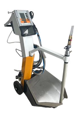 강철 기판  Optiflex 2 B 전기 정적 분말 코팅 페인트 스프레이 기계 37KG 무게