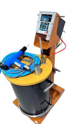 자동 스프레이 파우더 열장비용 50W 산업 파우더 코팅 부스 기계